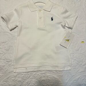 Ralph Lauren Kids White Polo Shirt